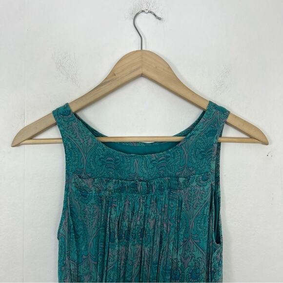 Label By Ritu Kumar Turquoise Sleeveless Dress Size 2 NWT - Picture 4 of 14